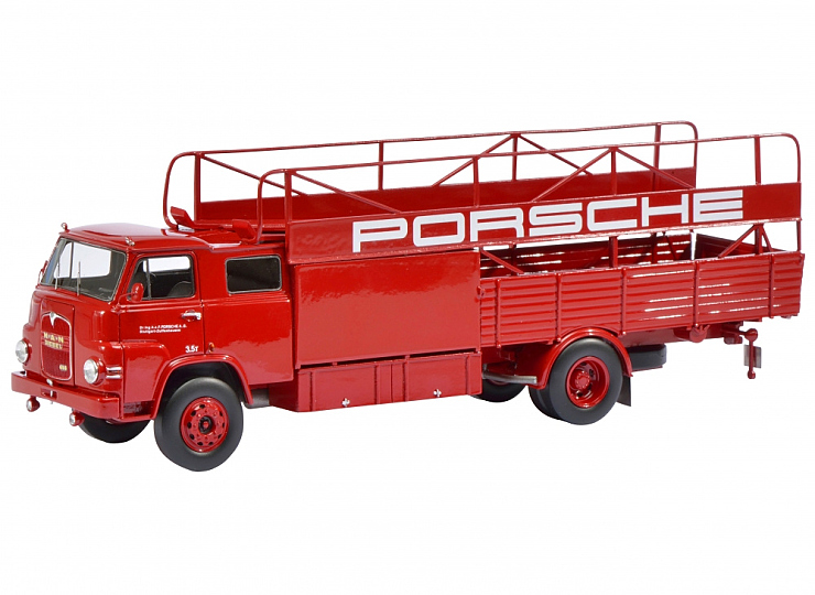 MAN 635 Porsche race transporter 1960 1:18 limited edition 2000pcs